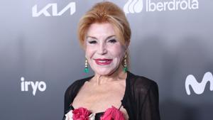 Tita Cervera, en la entrega de los Premios Mujerhoy, el pasado martes, en Madrid.