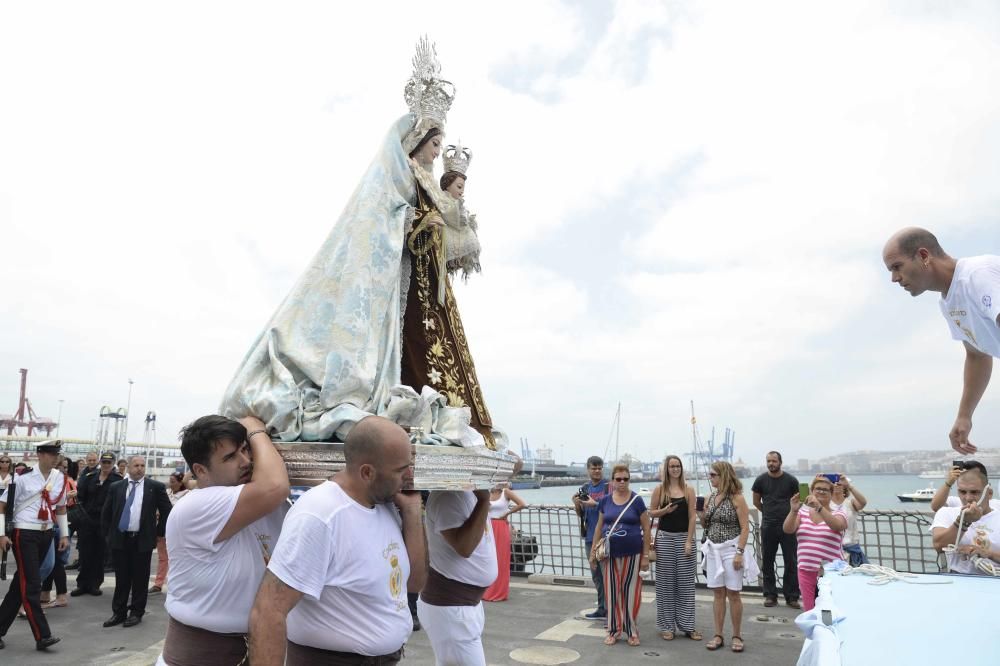 Procesión marítima de la Virgen del Carmen