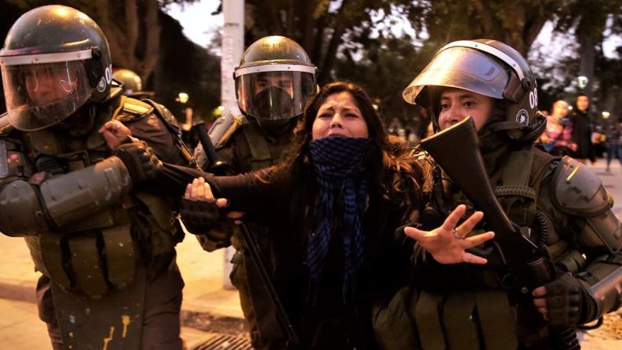 Protestas en Chile.