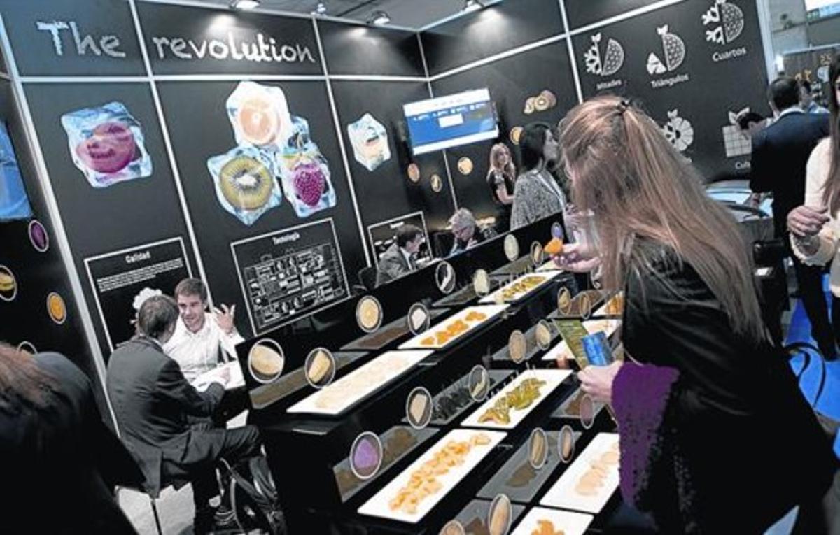 Premi 8 Estand de la companyia Nice Fruit a Alimentaria, ahir.