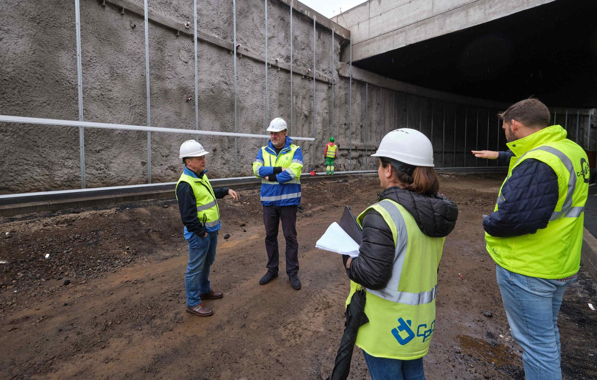 Obras de la pasarela del Padre Anchieta