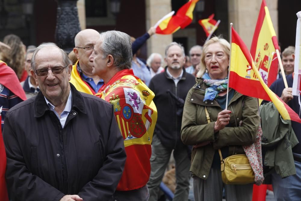 Manifestación en Gijón por la unidad de España