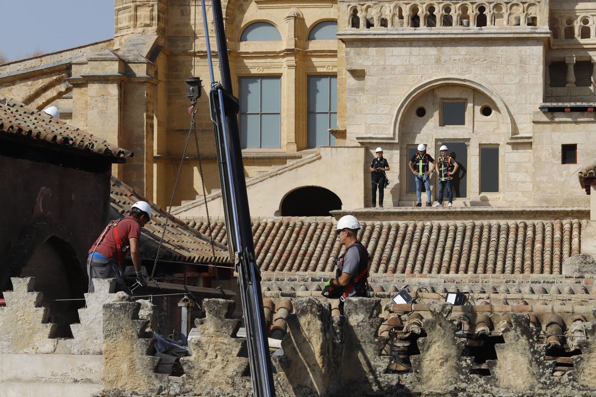 Así avanza la recuperación de la zona más dañada de la Mezquita-Catedral de Córdoba