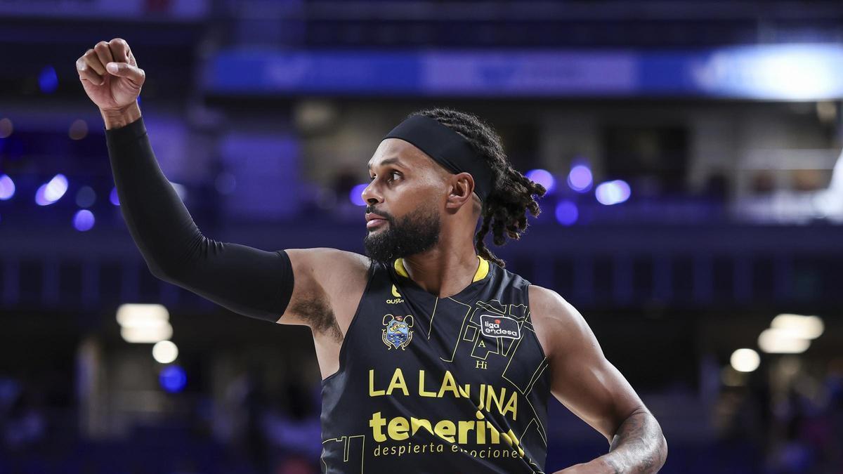 Patty Mills, en el partido del pasado martes entre el Real Madrid y La Laguna Tenerife.
