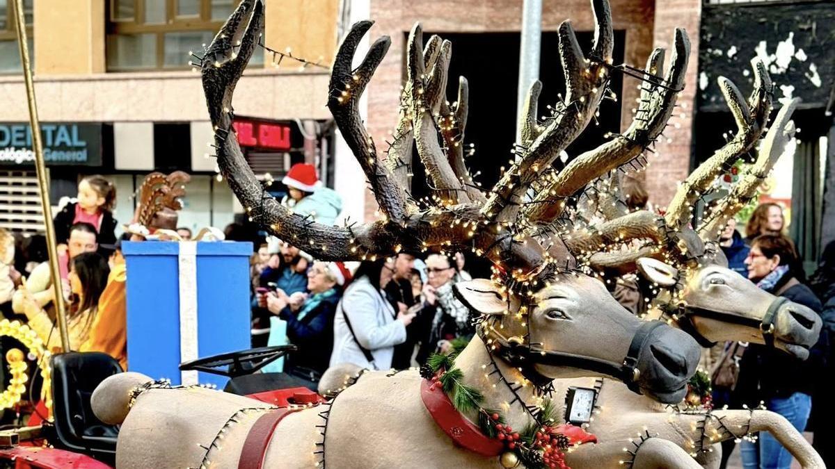 Llegada de Papa Noel a Navalmoral, en este año.