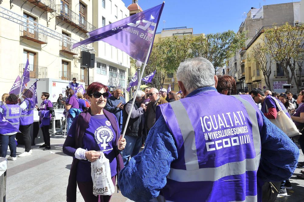 Las imágenes del 8M en Elche