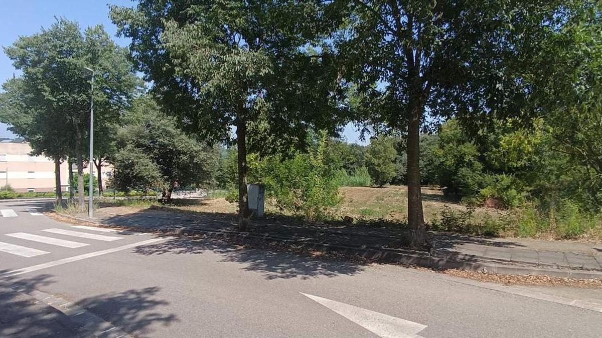 El terreny en el qual està previst que es construeixin els  habitatges de lloguer social