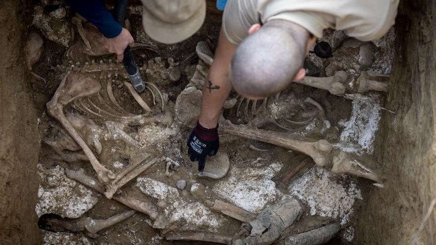 Aragón tiene registradas 1.246 fosas comunes de la guerra civil