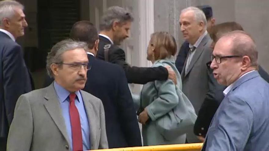 Así fue la llegada de Forcadell al Supremo