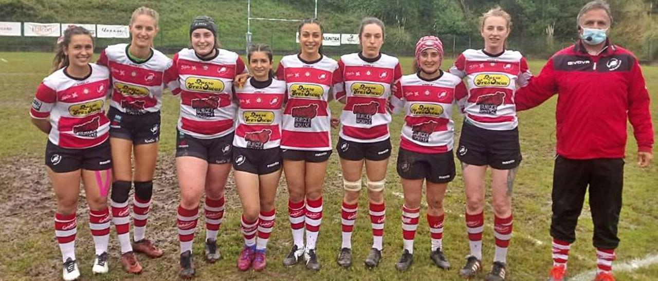 Gijón femenino de rugby-7.