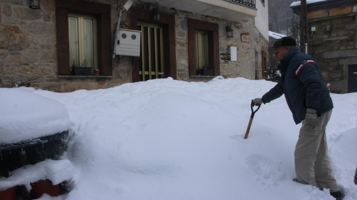 GALERÍA | Padornelo envuelto en nieve