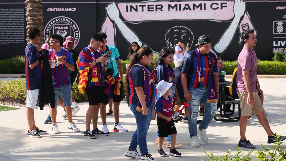 La afición del Barça, mayoría en Miami