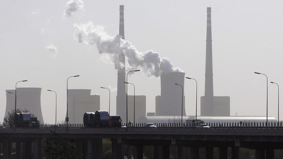 Una central térmica en Beijing.