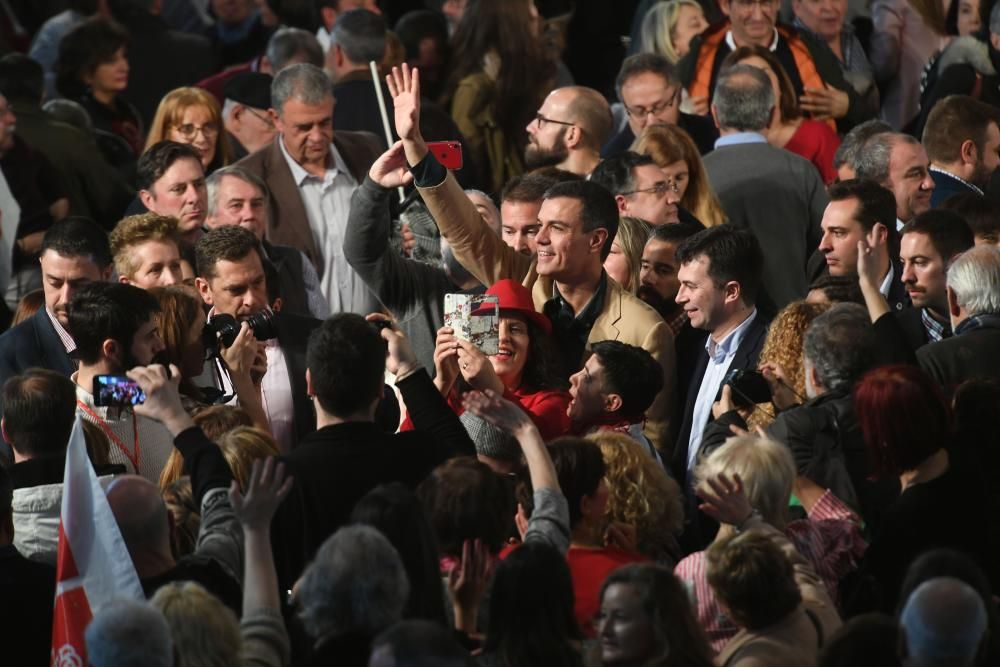 Mitin de Pedro Sánchez en A Coruña