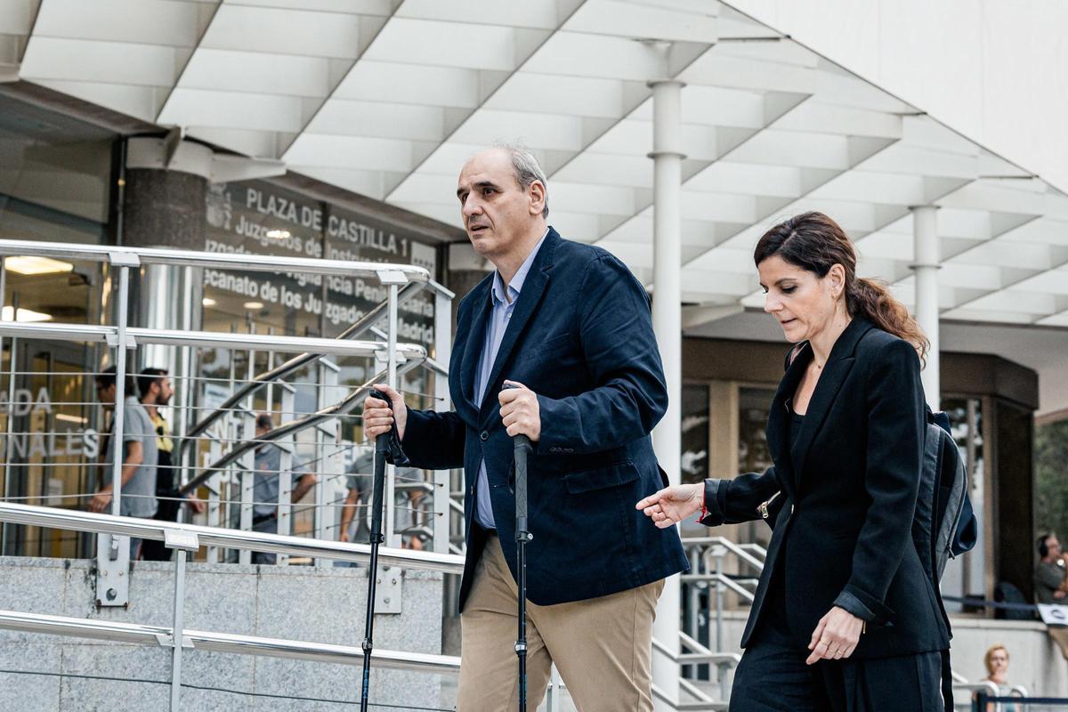 El empresario Juan Carlos Barrabés, a su salida de los juzgados de Plaza de Castilla, a 15 de junio de 2026, en Madrid (España).