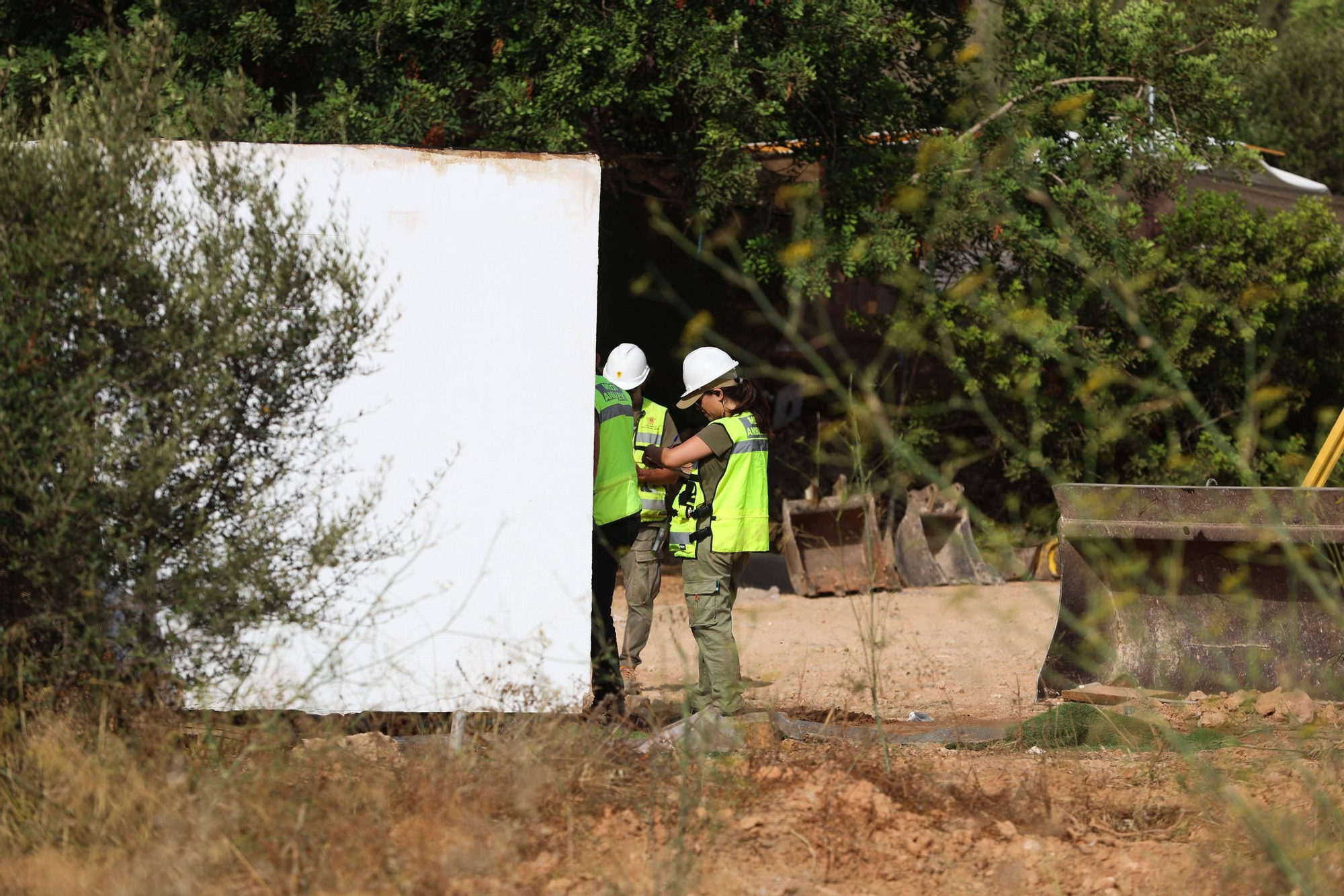 Todas las imágenes del desalojo de Can Rova 2 en Ibiza