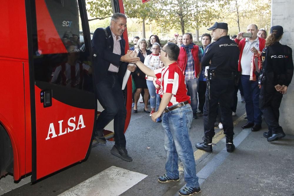 El partido entre el Real Sporting y el Almería, en imágenes