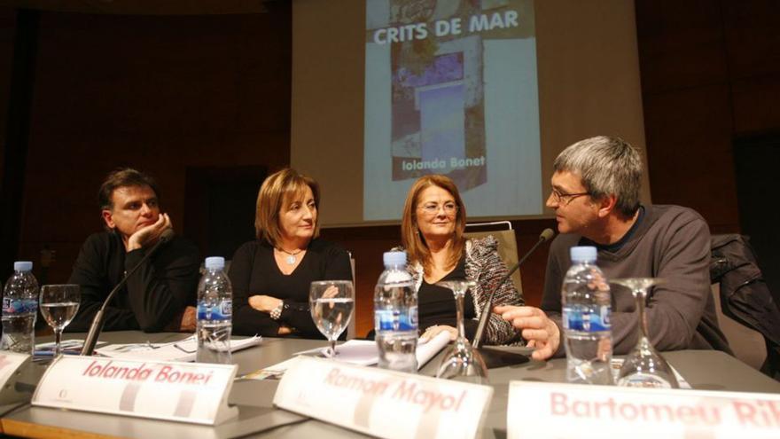 Imagen de 2013 de la presentación de ‘Crits de mar’ en formato 'ebook'.  |  J.A. RIERA