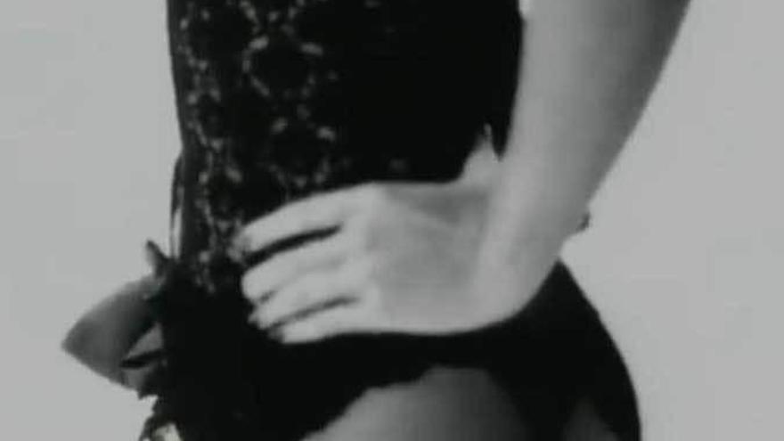 El cuerpo de la asturiana, en el videoclip.