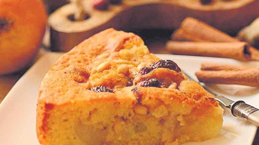 Tarta de peras con canela