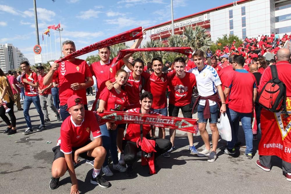 Ambiente en Nueva Condomina antes del partido