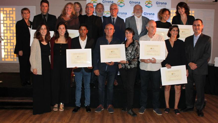 Els premiats de la primera edició dels premis.