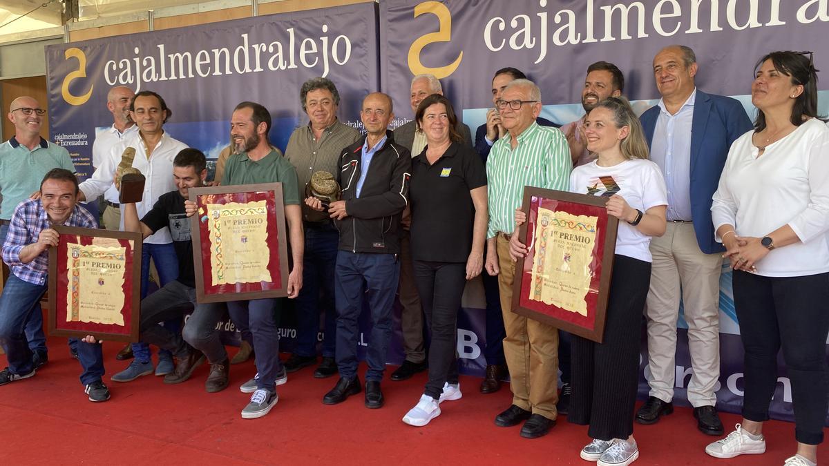 Concurso de quesos en la feria de Trujillo.