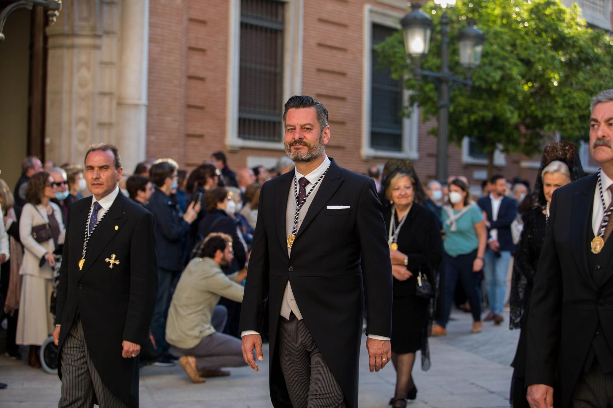 La procesión general de San Vicente recorre el centro de la ciudad