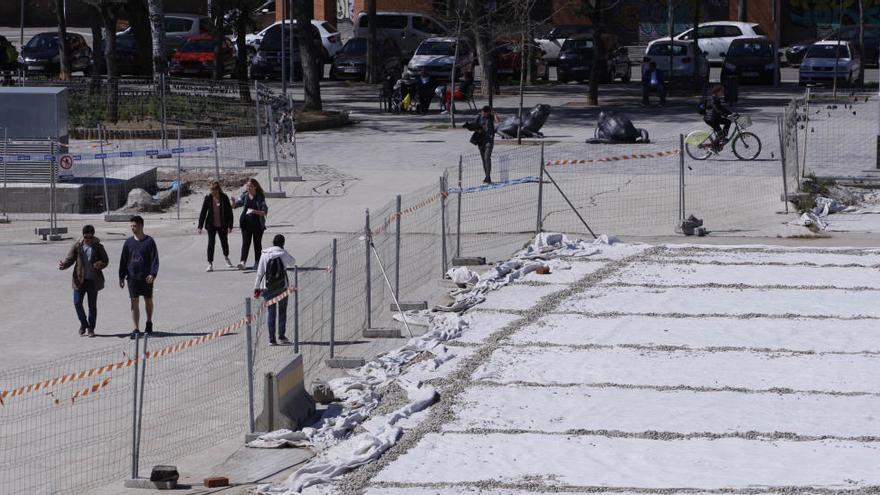 Poc moviment ahir a la llosa, on s&#039;està fent treball fotogràfic