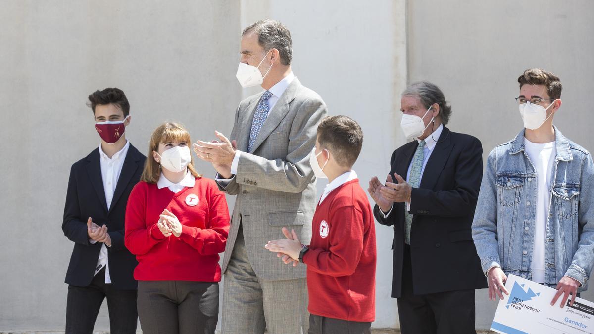 La visita del Rey Felipe VI a Las Cigarreras en Alicante