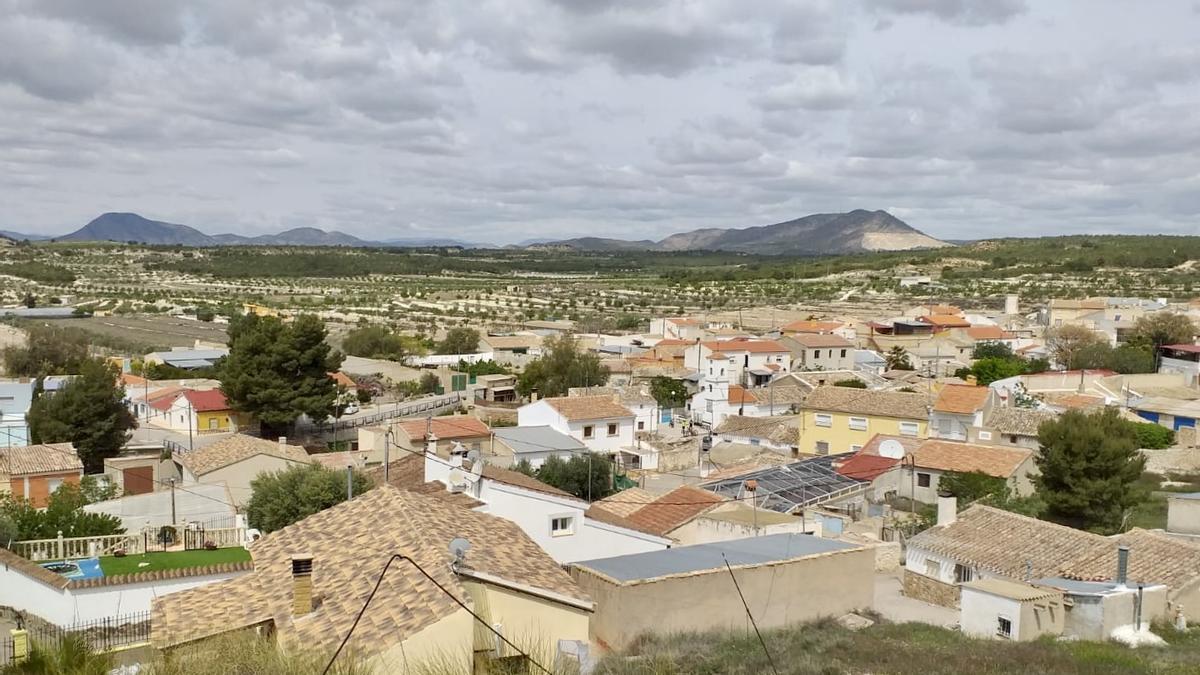 Núcleo de población de Las Terreras, en Lorca.