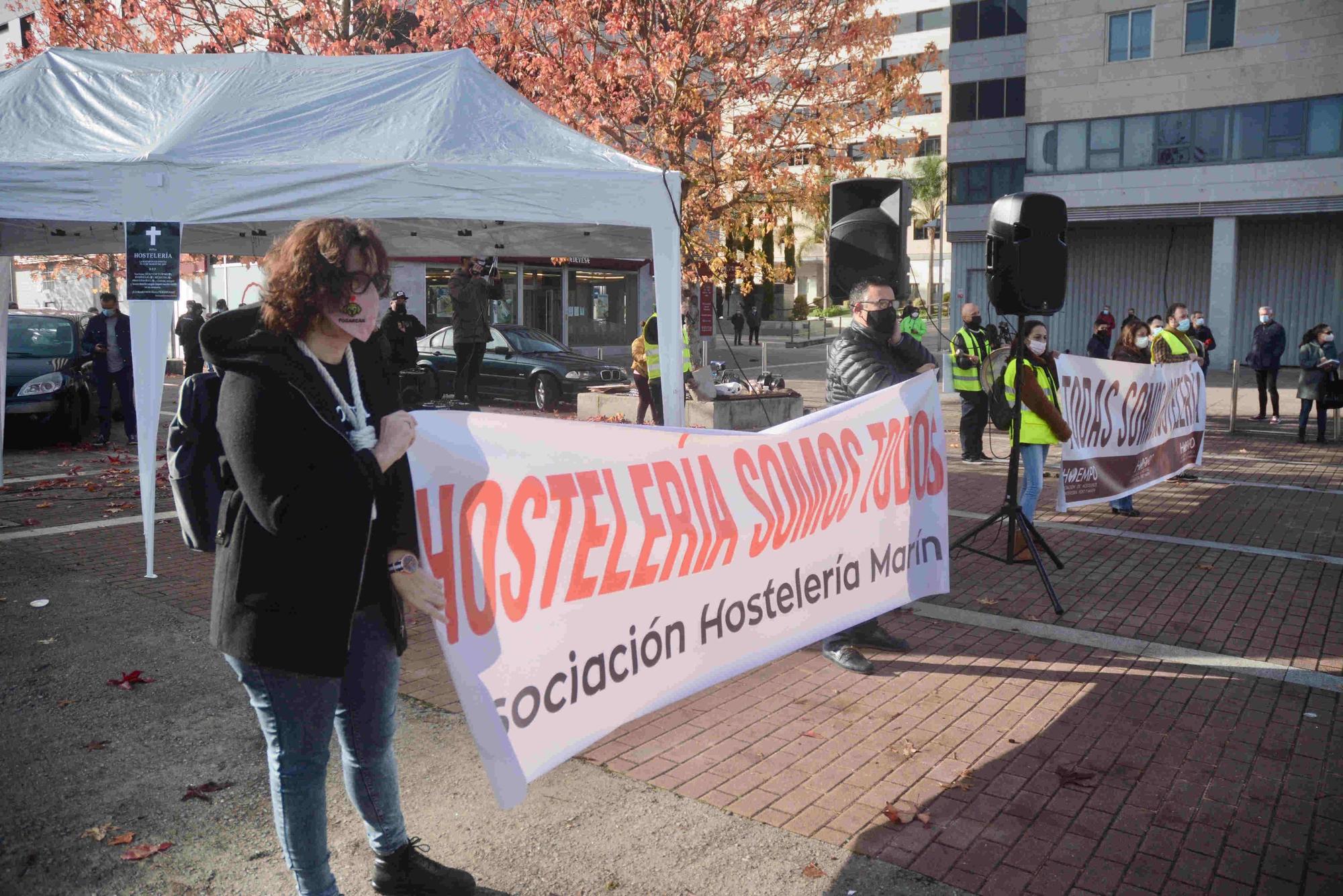 Las hostelería de Pontevedra, con la soga al cuello por el cierre