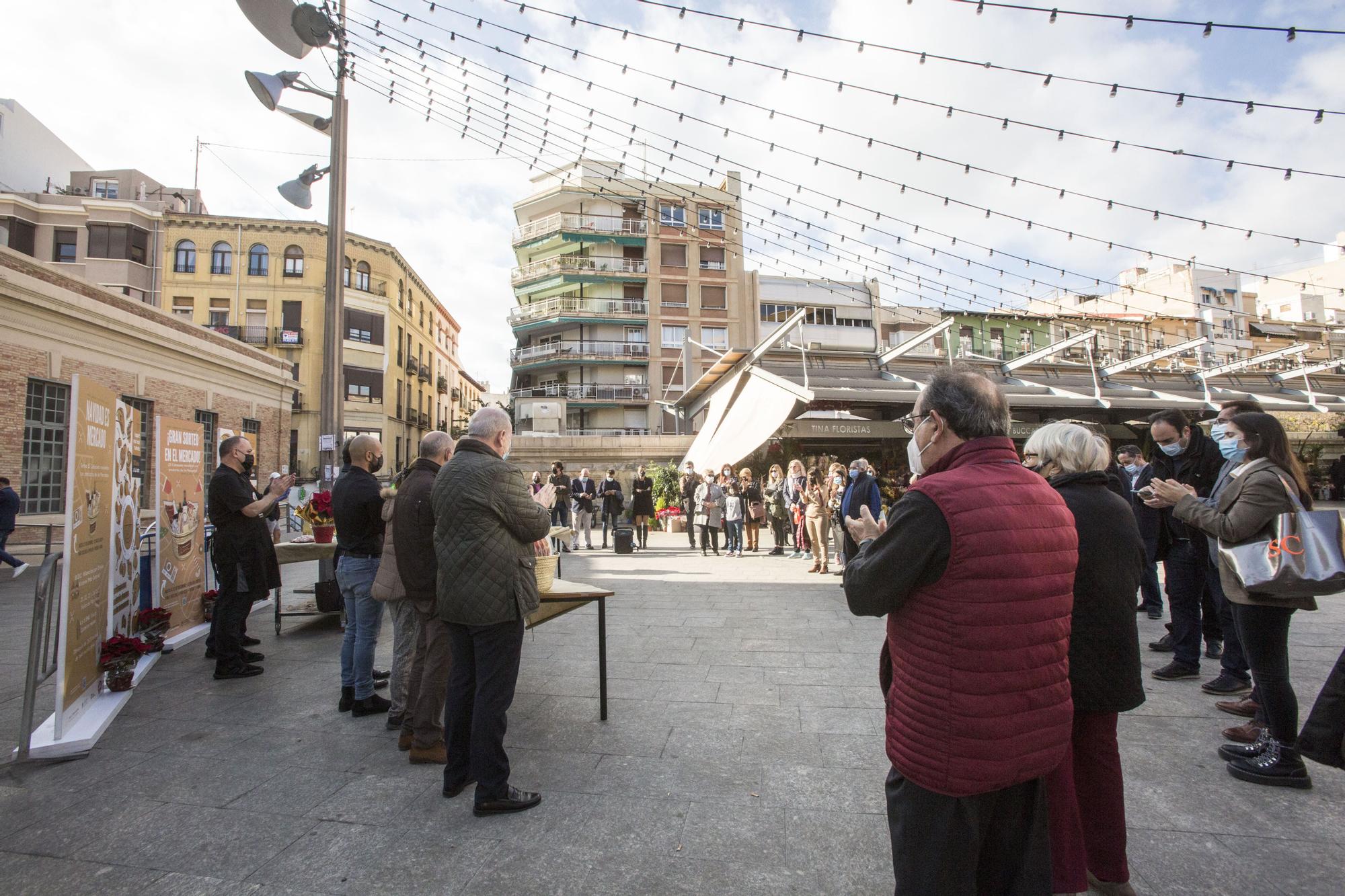 Brindis de Navidad de los mercados municipales