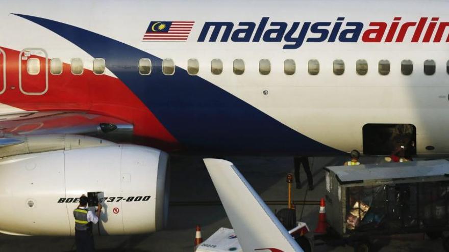 Un avió de la companyia Malaysia Airlines.