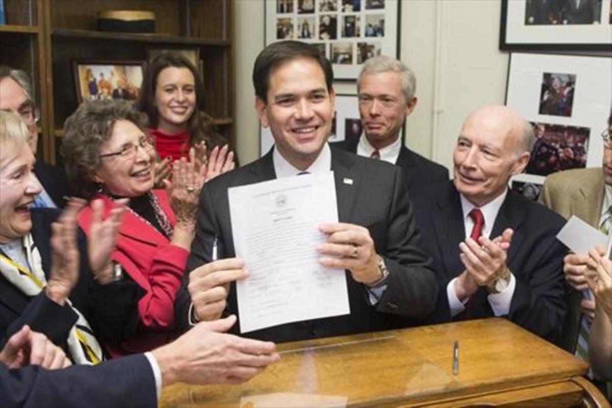 Candidat 8 Marco Rubio, a Nou Hampshire.