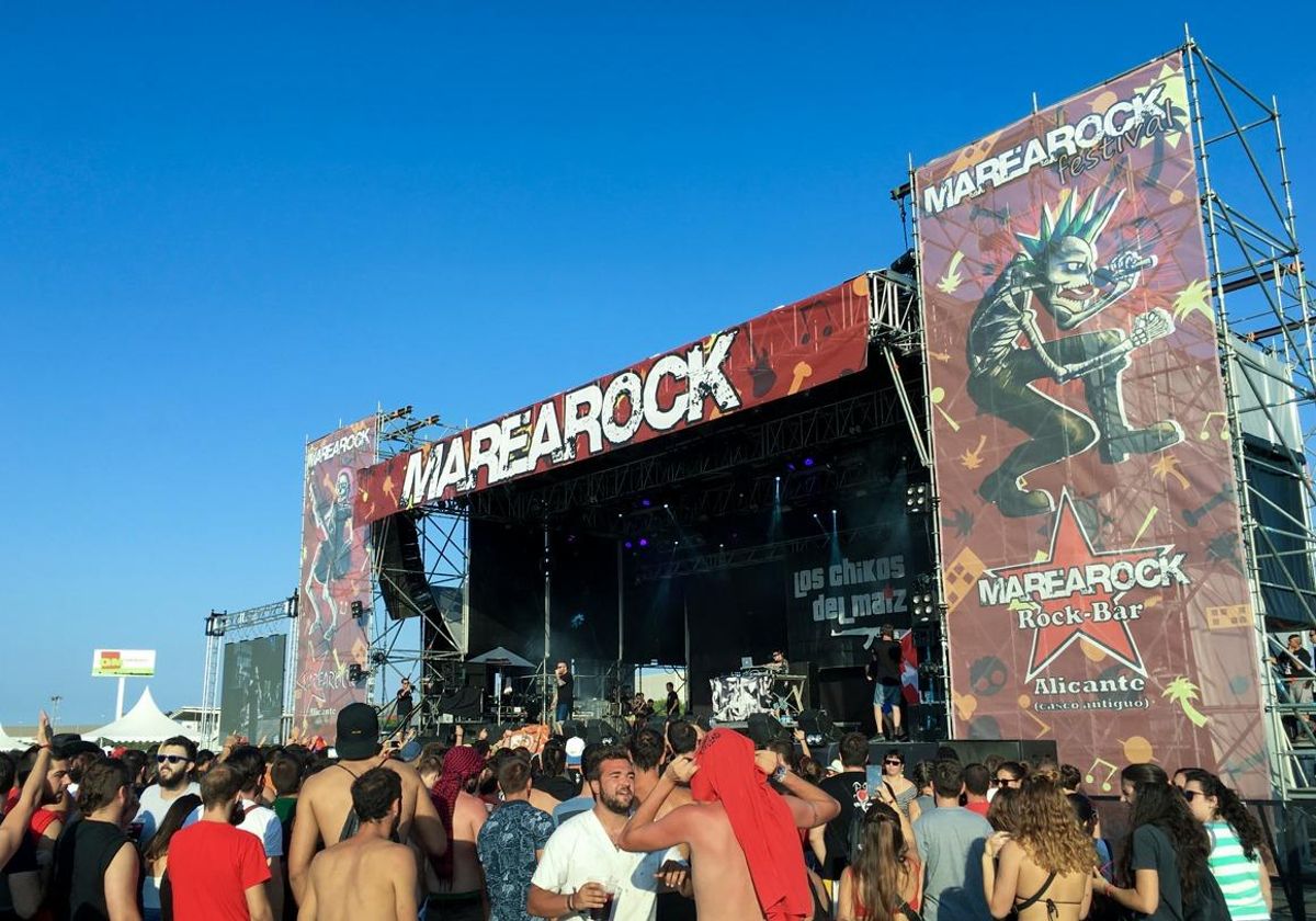 Una pasada edición del Marearock Festival, en una imagen de archivo