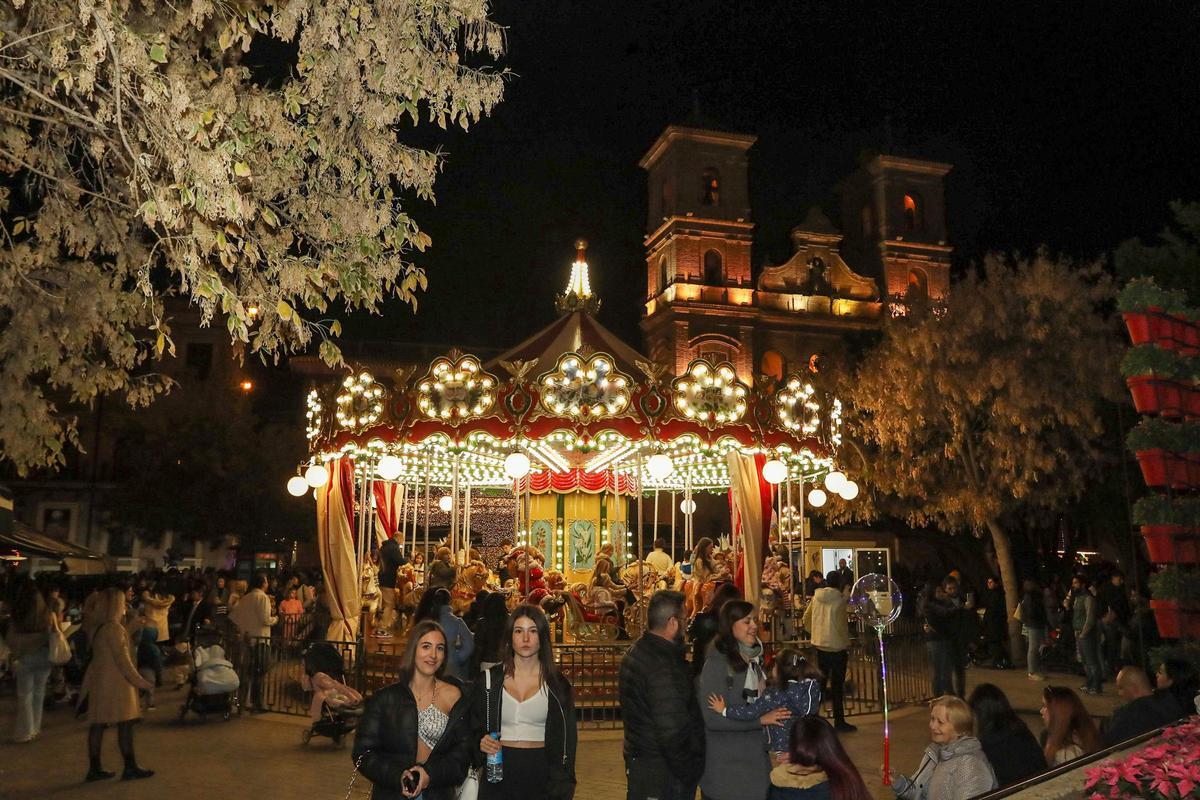 Encendido de las luces de Navidad en Murcia