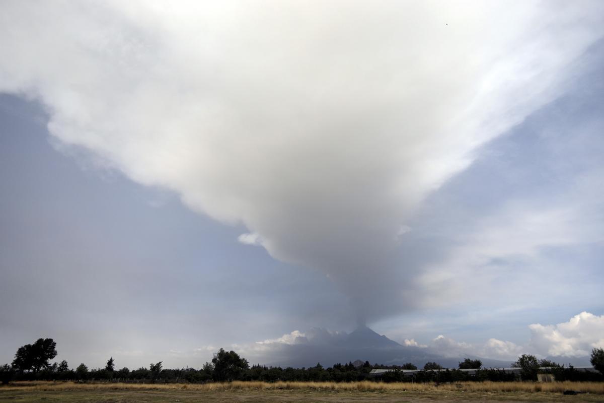 Alerta en México por la actividad del volcán Popocatepetl