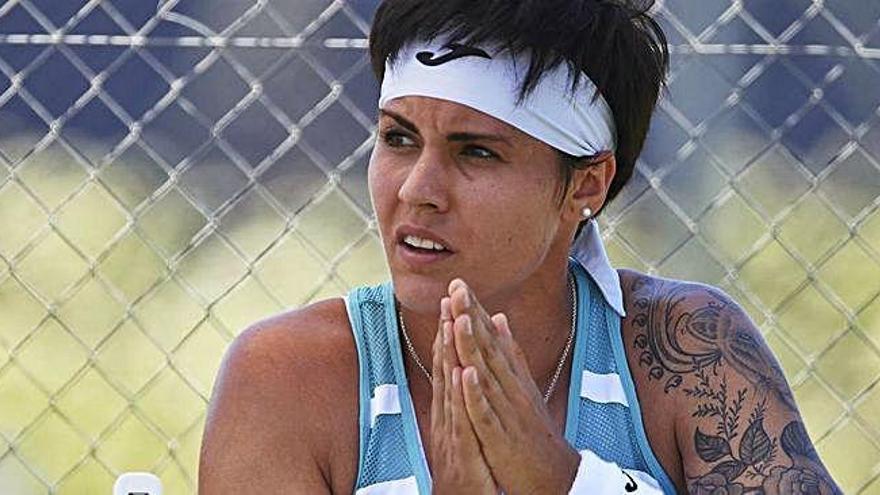 La palafrugellenca Aliona Bolsova no va poder passar ronda al Grand Slam anglès.