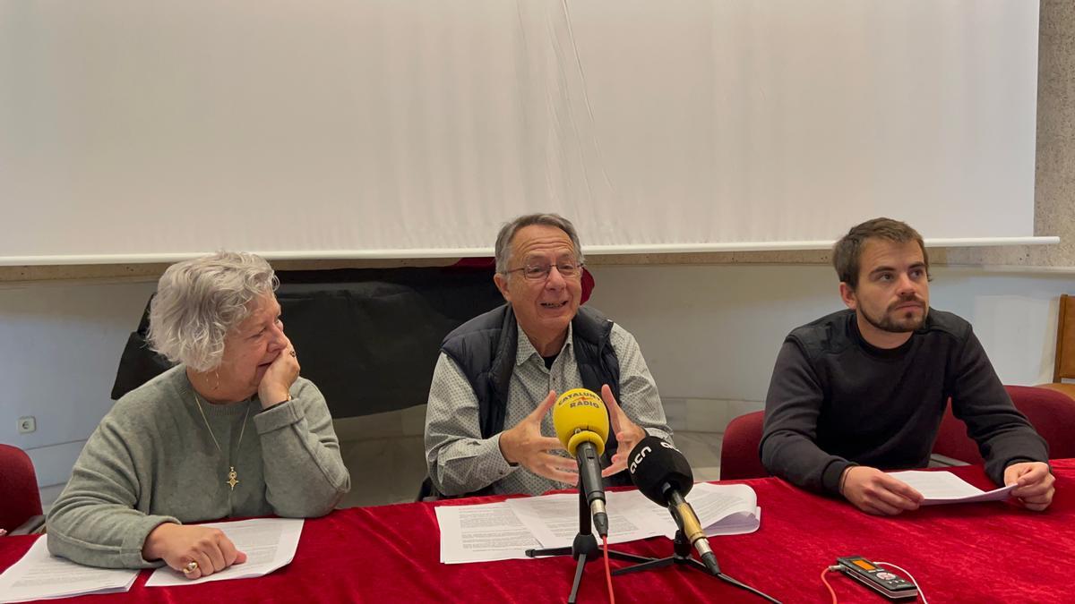 Membres representants de les entitats del moviment Confluència per una Cerdanya Sostenible