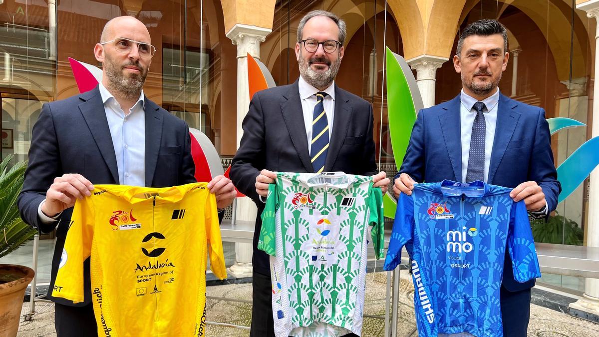 Presentación de los maillot de la Vuelta Ciclista Andalucía Ruta del Sol.