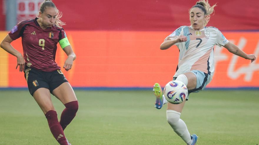 Nations League femenina | Bélgica - España, en imágenes