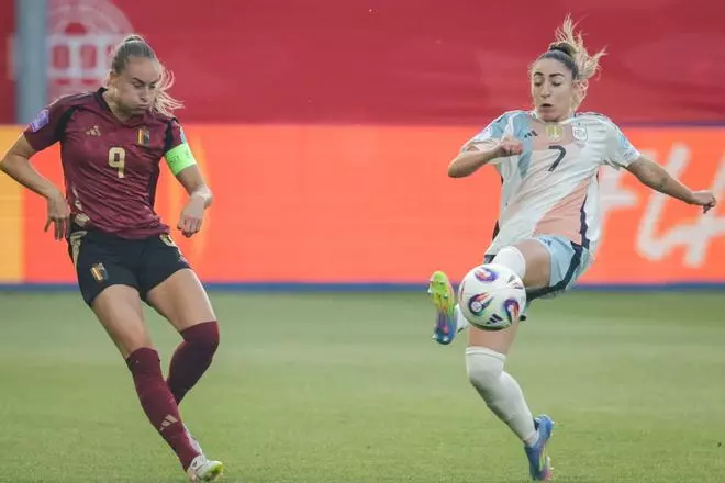 Nations League femenina | Bélgica - España, en imágenes