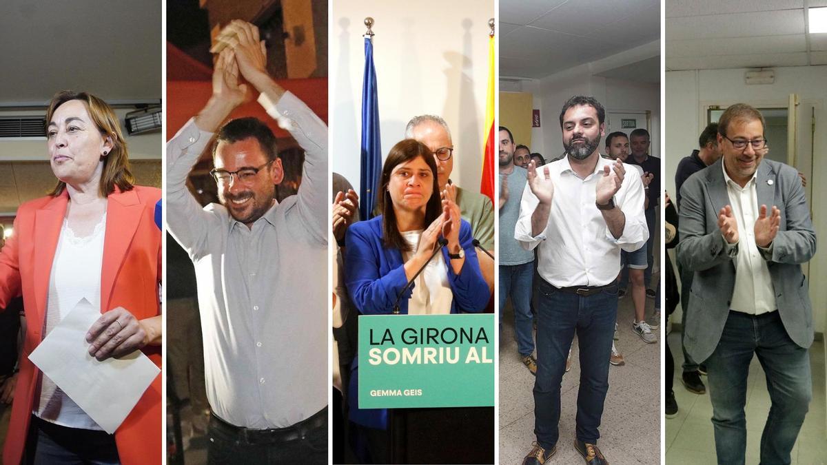 Les primeres reaccions dels candidats a Girona