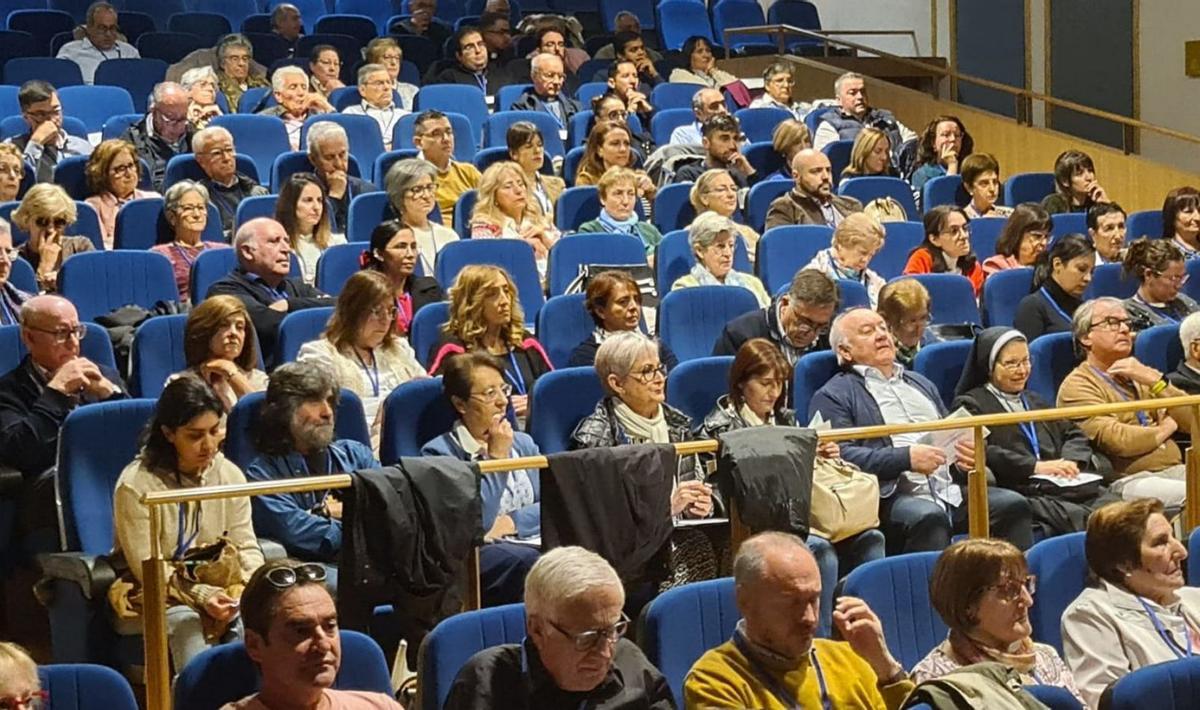 Asistentes a la jornada, celebrada en salón de actos del Seminario de San Atilano. | Cedida