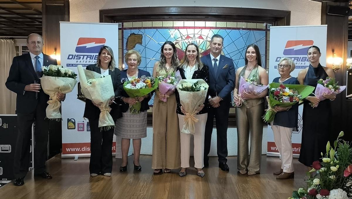 Los protagonistas del acto.