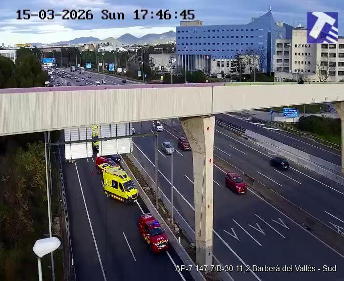 Un corte en la AP-7 en Barberà