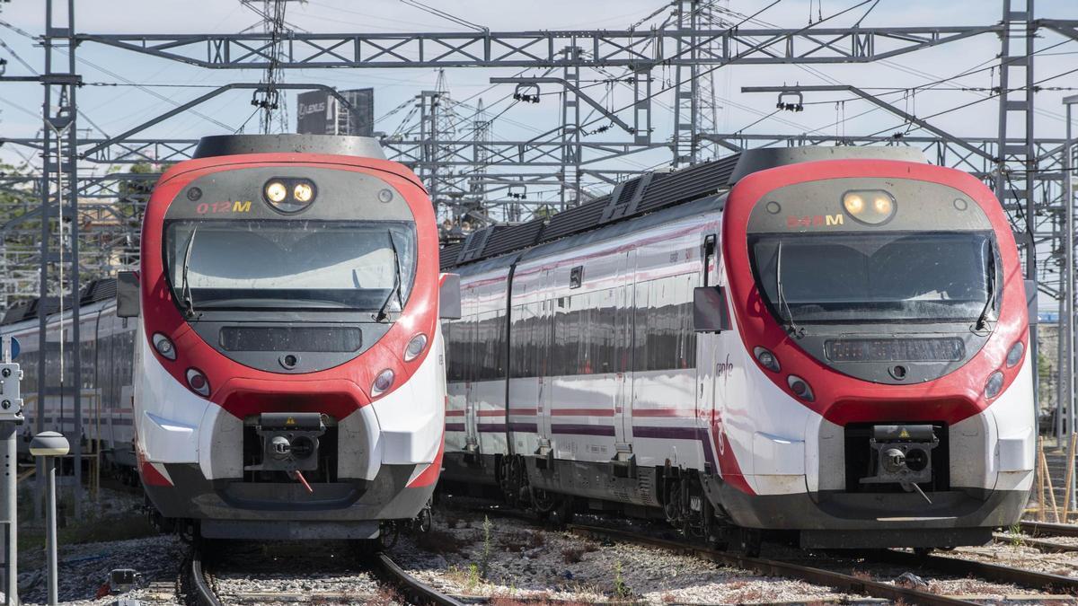 Els nous trens Civia de la sèrie 465 que incorporarà de manera progressiva Renfe a les línies de Rodalia de València a Gandia, Xàtiva i Castelló.