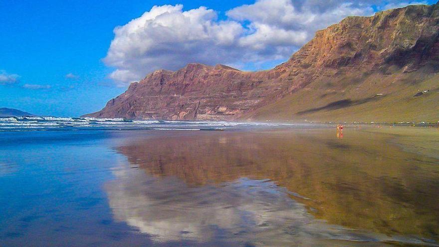 Playa de Famara, en una imagen de archivo.