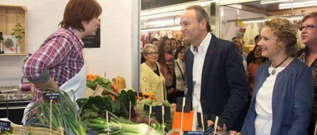 Alberto Fabra y Amparo Folgado, el día de la inauguración.